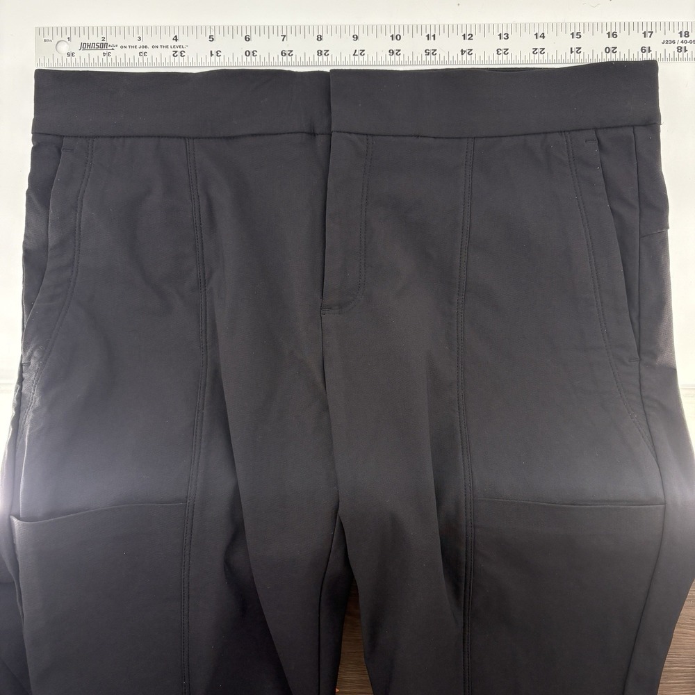 Athleta Wander Stash Skinny Pants Women's 10 Black Tapered Stretch Hiking Travel - Picture 3 of 11